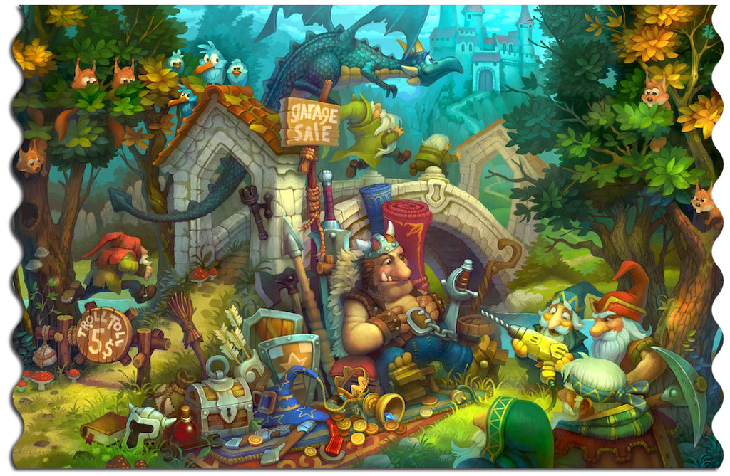 Artifact Puzzles - Jonik Troll Toll Wooden Jigsaw Puzzle