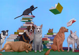 Artifact Puzzles - Kathryn Freeman Literary Dogs Wooden Jigsaw Puzzle
