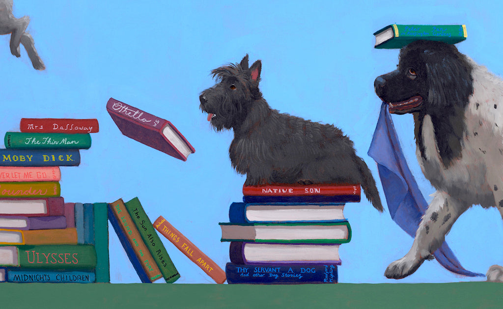 Artifact Puzzles - Kathryn Freeman Literary Dogs Wooden Jigsaw Puzzle