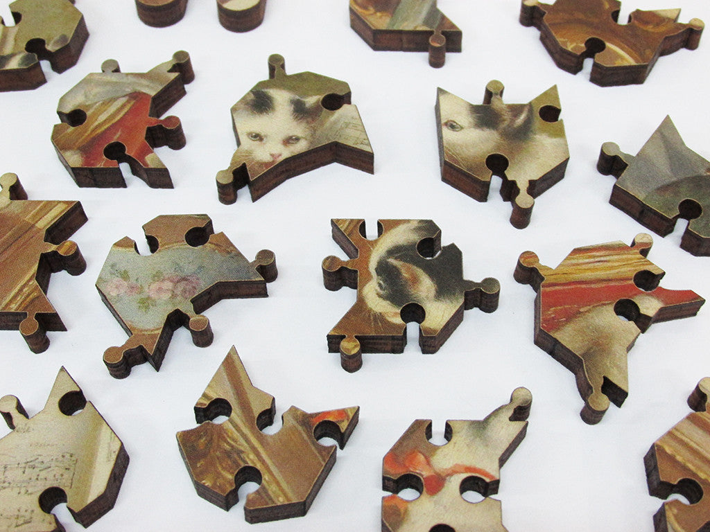 Artifact Puzzles - Reichert Kittens Recital Wooden Jigsaw Puzzle