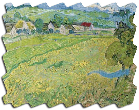 Artifact Puzzles - Van Gogh Landscapes Double-Sided Wooden Jigsaw Puzzle