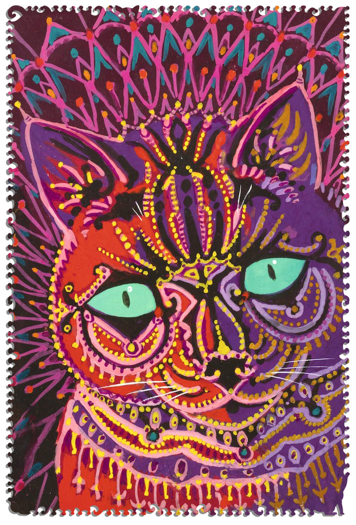 Ecru Puzzles - Louis Wain Kaleidoscope Cat Wooden Jigsaw Puzzle