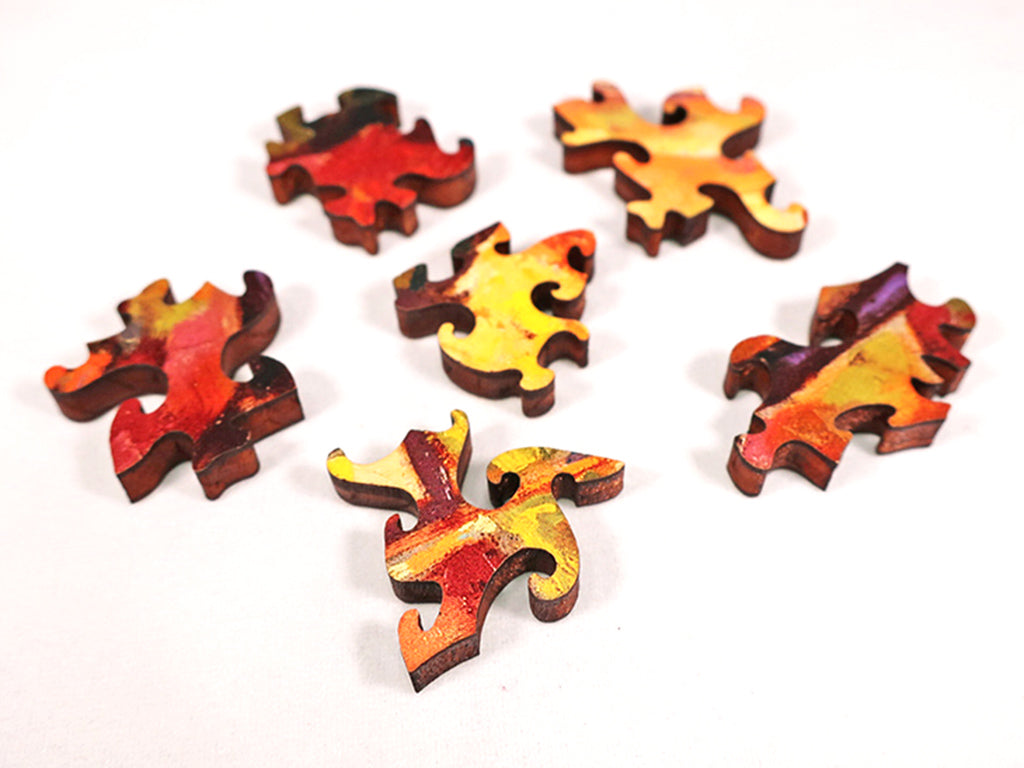 Ecru Puzzles - William Penhallow Henderson Lucero Place Wooden Jigsaw Puzzle
