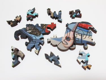 Artifact Puzzles - Kathryn Freeman Lullaby For Lions Wooden Jigsaw Puzzle