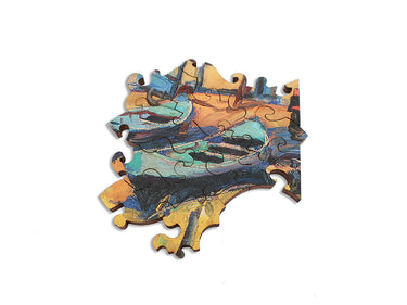 Ecru Puzzles - Nico Klopp Martigues Wooden Jigsaw Puzzle