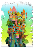 Artifact Puzzles - Matt Lyon Monastery Wooden Jigsaw Puzzle