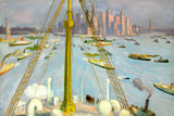 Artifact Puzzles - Maurice Denis Port Of New York 1927 Wooden Jigsaw Puzzle