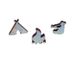 Artifact Puzzles - Joseph Henry Sharp Medicine Teepee Wooden Jigsaw Puzzle