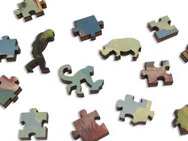 Artifact Puzzles - Kevin Sloan Migration Of Knowledge Wooden Jigsaw Puzzle