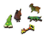 Artifact Puzzles - Matt Lyon Monastery Wooden Jigsaw Puzzle