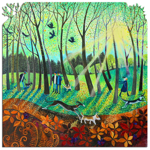 Ecru Puzzles - Lisa Graa Jensen Morning Rays Wooden Jigsaw Puzzle