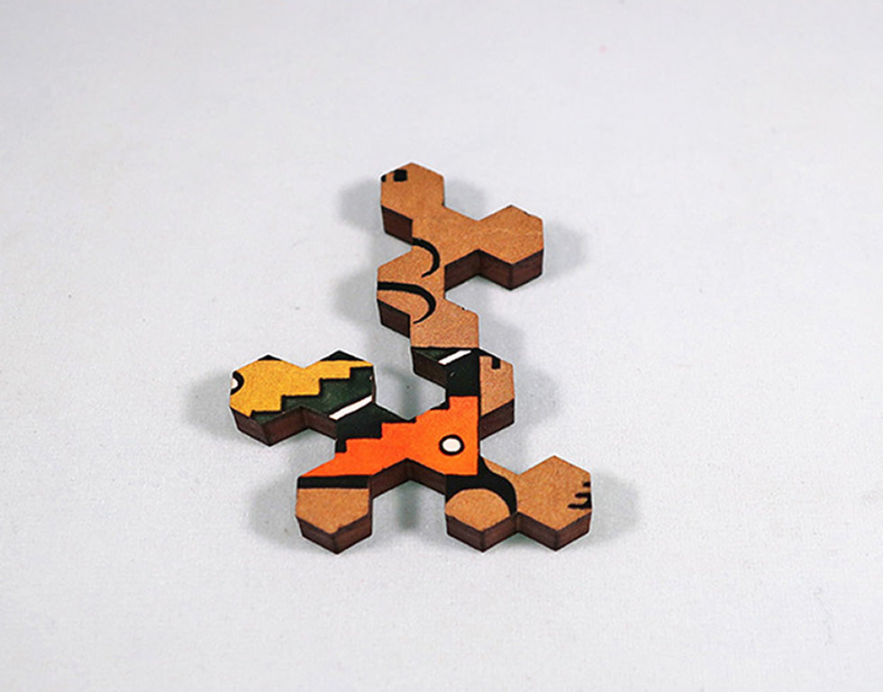 Ecru Puzzles - Awa Tsireh Animal Designs Wooden Jigsaw Puzzle