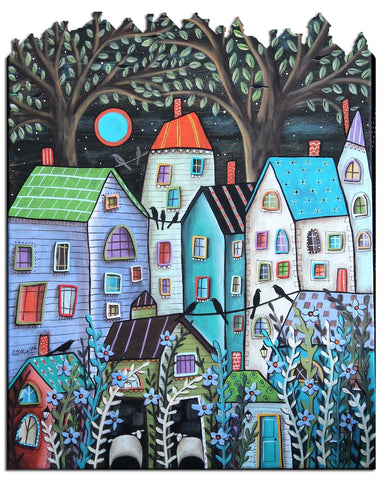 Artifact Puzzles - Karla Gerard Night Song Wooden Jigsaw Puzzle