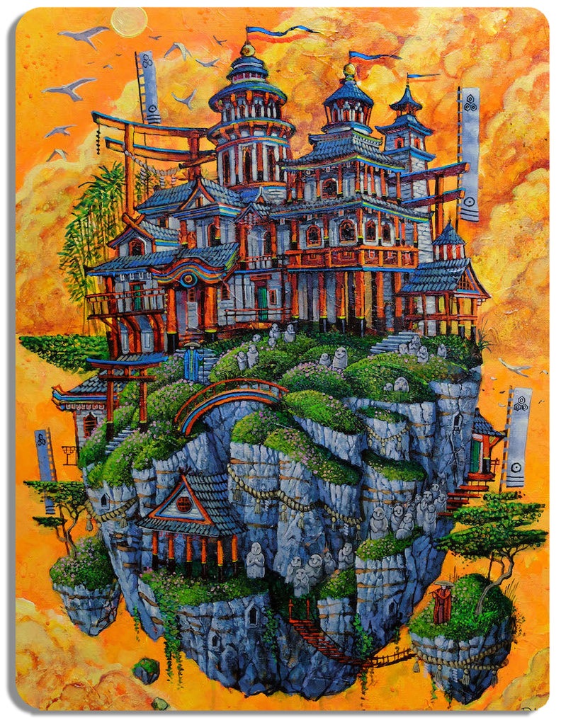 Ecru Puzzles - Roch Urbaniak Amaterasu Palace Wooden Jigsaw Puzzle