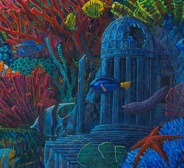 Artifact Puzzles - Roch Urbaniak Atlantyda Wooden Jigsaw Puzzle