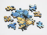 Artifact Puzzles - Kate Swanson Sandpipers Wooden Jigsaw Puzzle