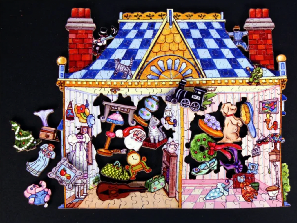 BCB Puzzles - Grannys Attic Hand-cut Wooden Jigsaw Puzzle