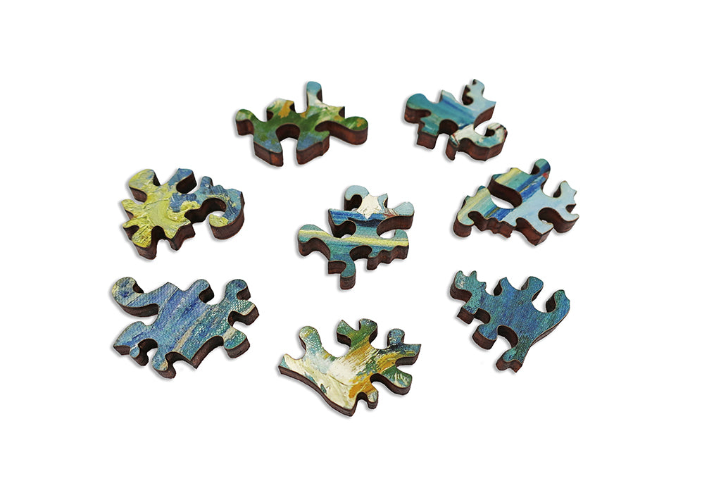 Dragons on the Sea, a traditional puzzle - Stave Puzzles