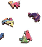 Ecru Puzzles - Aaron Wolf Siege Of Cranes Wooden Jigsaw Puzzle