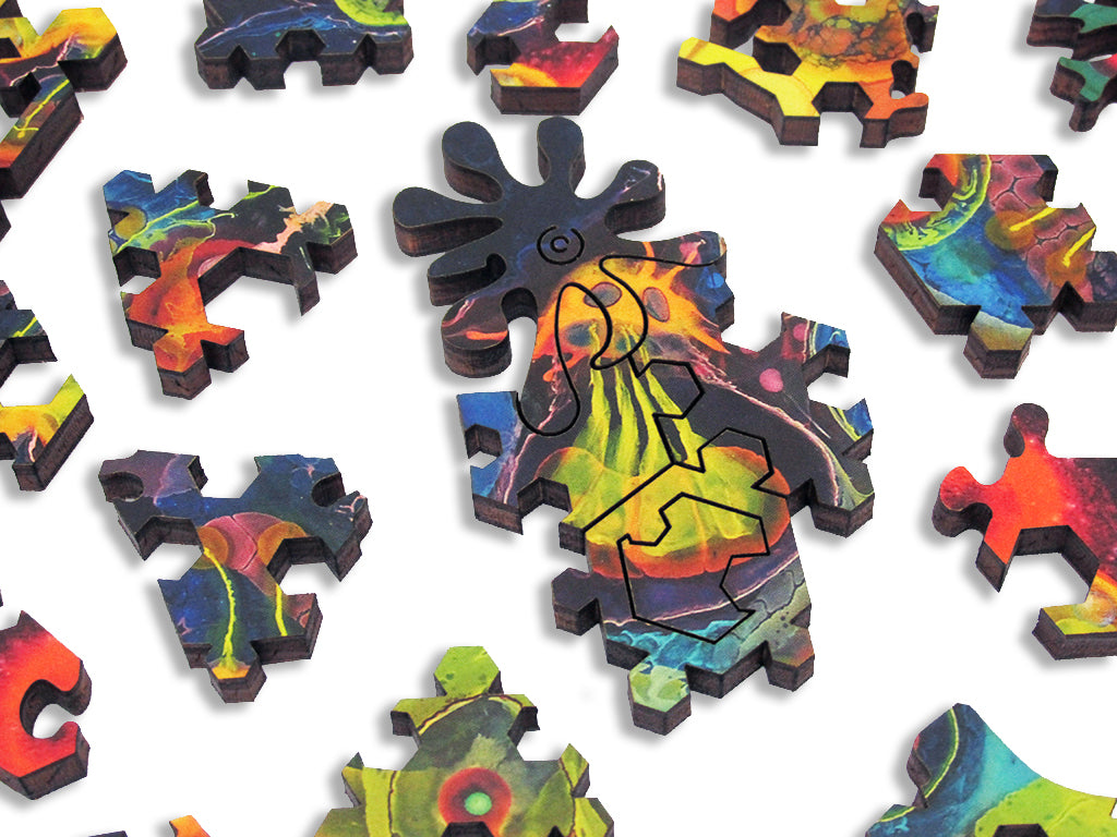 Artifact Puzzles - Bruce Riley Stem Cell Wooden Jigsaw Puzzle