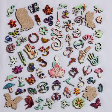 Stumpcraft Puzzles - Monique Munoz We Are The Lotus Kids Wooden Jigsaw Puzzle