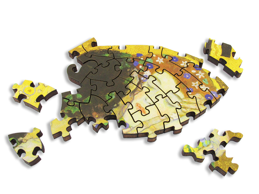 Artifact Puzzles - Klimt The Kiss Wooden Jigsaw Puzzle