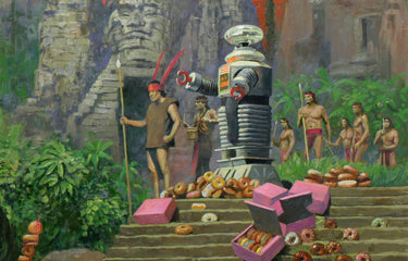 Artifact Puzzles - Eric Joyner Tiki Misadventure Wooden Jigsaw Puzzle