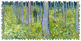 Artifact Puzzles - Van Gogh Undergrowth With Two Figures Wooden Jigsaw Puzzle