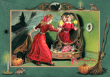 Ecru Puzzles - Jennifer Carson Vintage Halloween Wooden Jigsaw Puzzle