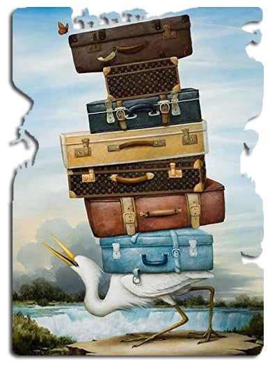 Artifact Puzzles - Kevin Sloan Welcome To The Wilderness Wooden Jigsaw Puzzle