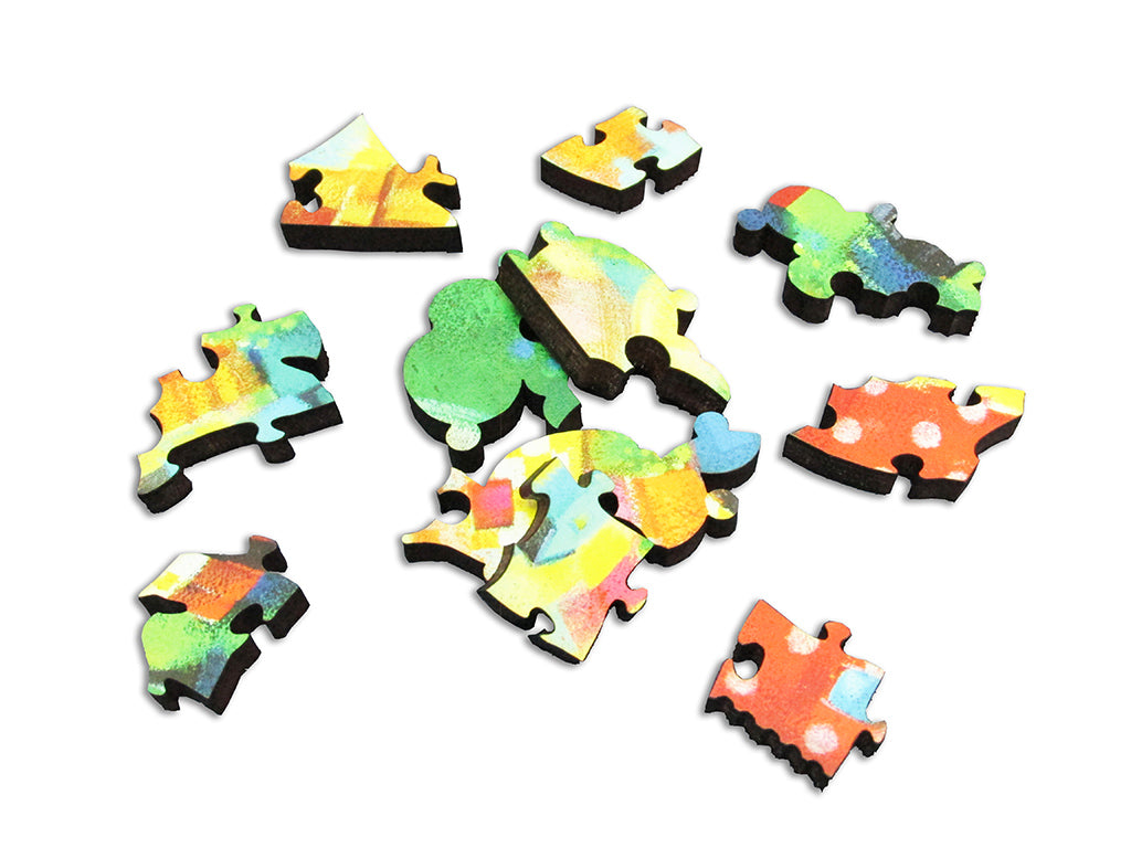 Artifact Puzzles - Angie Rees When Whales Set Sail Wooden Jigsaw Puzzle