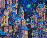 Ecru Puzzles - Roch Urbaniak Night Concert Wooden Jigsaw Puzzle