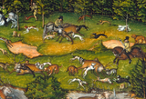Artifact Puzzles - Lucas Cranach The Elder Hunting Near Hartenfels Castle Wooden Jigsaw Puzzle