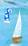 Artifact Puzzles - Claire Henley Sailing Round The Mount Wooden Jigsaw Puzzle