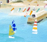 Artifact Puzzles - Claire Henley Sailing Round The Mount Wooden Jigsaw Puzzle