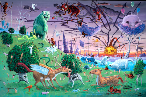 Artifact Puzzles - Joe Vaux Bad Apples Wooden Jigsaw Puzzle