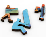 Artifact Puzzles - Tomasz Pietrzyk Whole City Aquatic Moving Company Wooden Jigsaw Puzzle