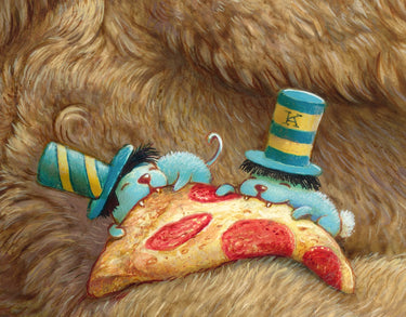 Ecru Puzzles - Kristian Adam Pizza Boyz Wooden Jigsaw Puzzle