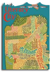 Artifact Puzzles - Ian Huebert Big San Francisco Literary Map Wooden Jigsaw Puzzle