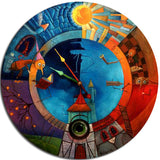 Artifact Puzzles - Tomasz Pietrzyk Clocks Double-Sided Wooden Jigsaw Puzzle